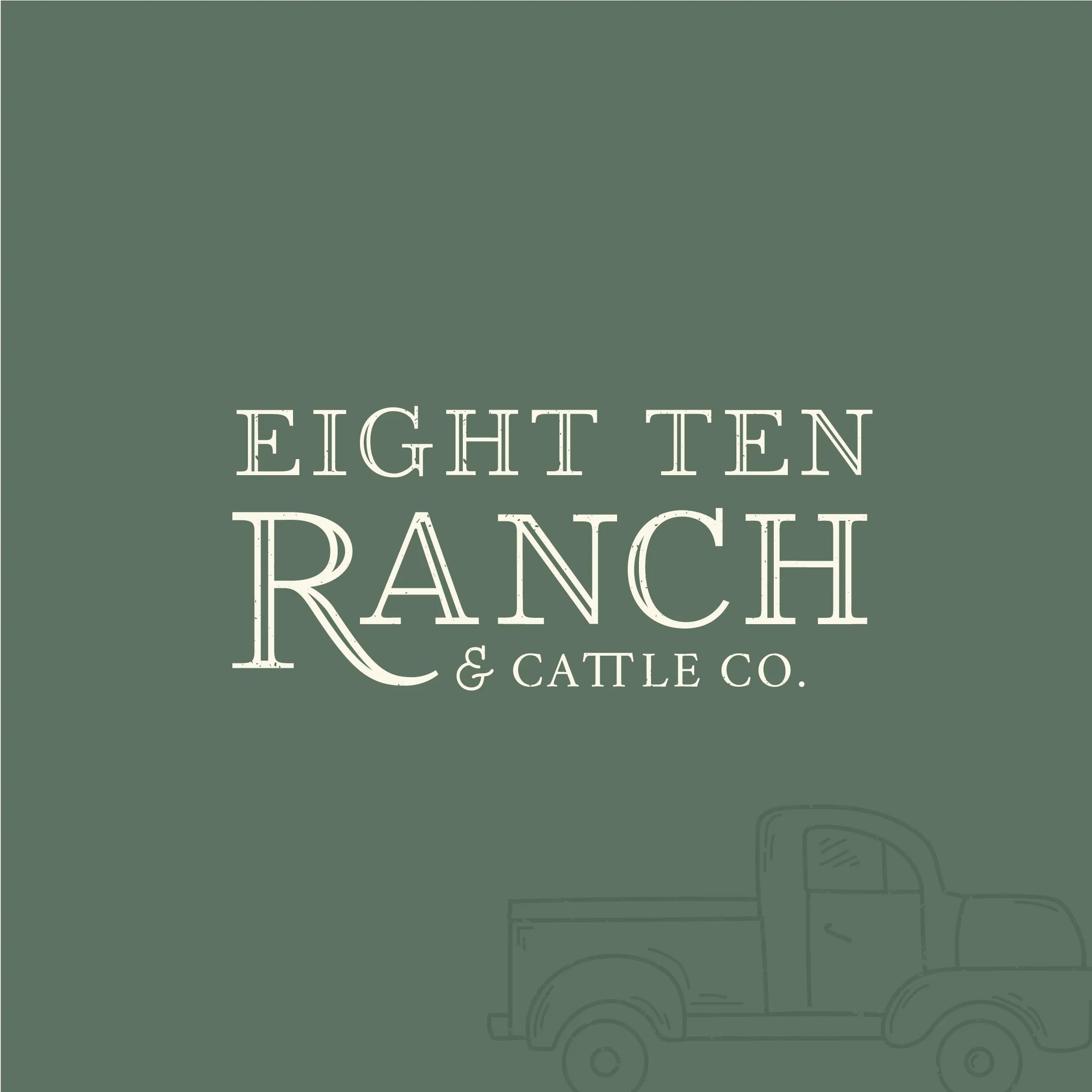 Eight Ten Ranch & Cattle Co Logo