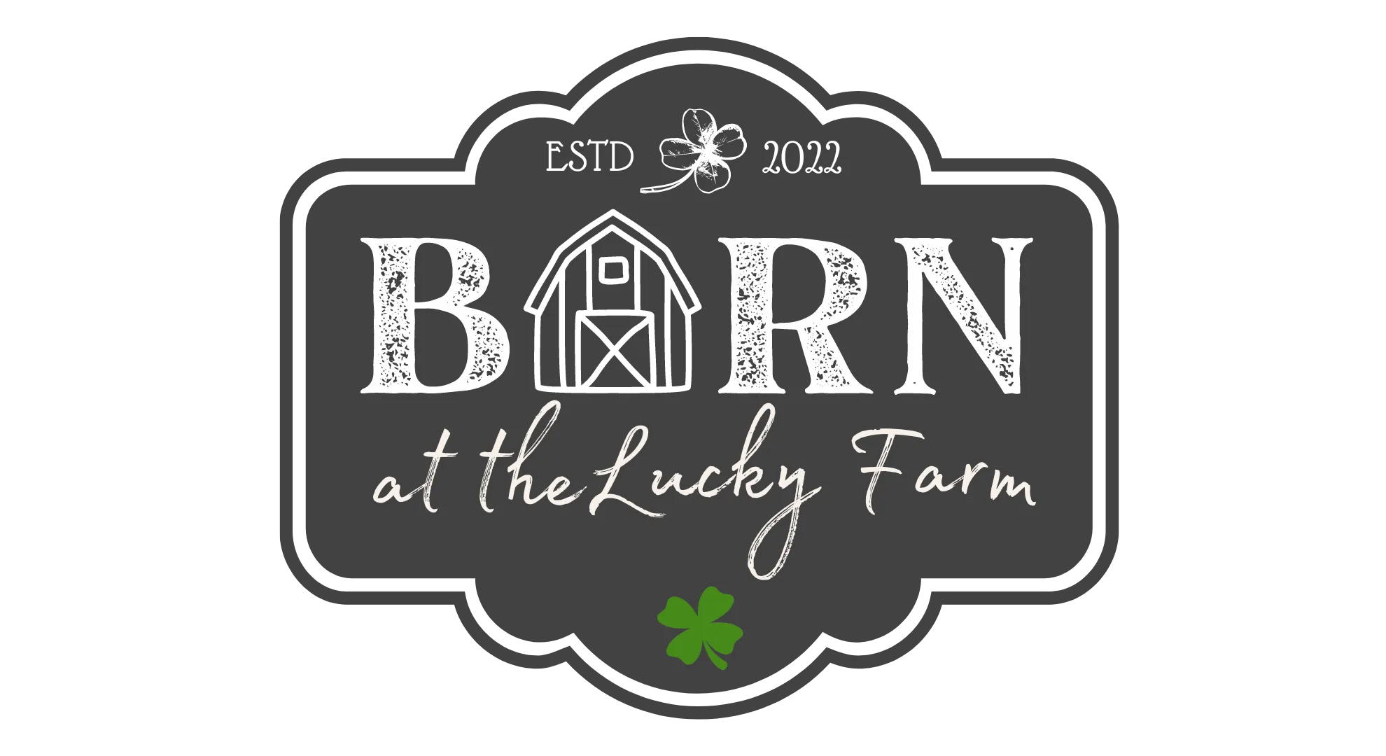 Barn at the Lucky Farm Logo