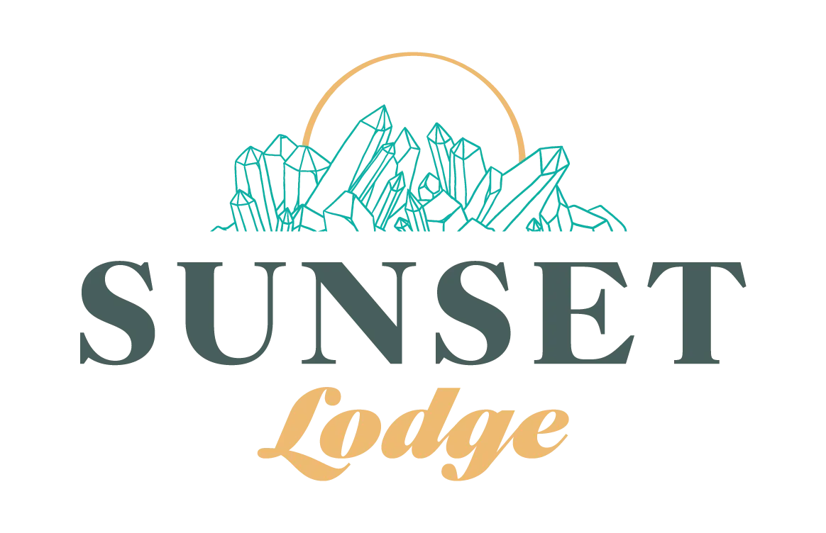 Sunset Lodge at Rusty Tractor Vineyards Logo