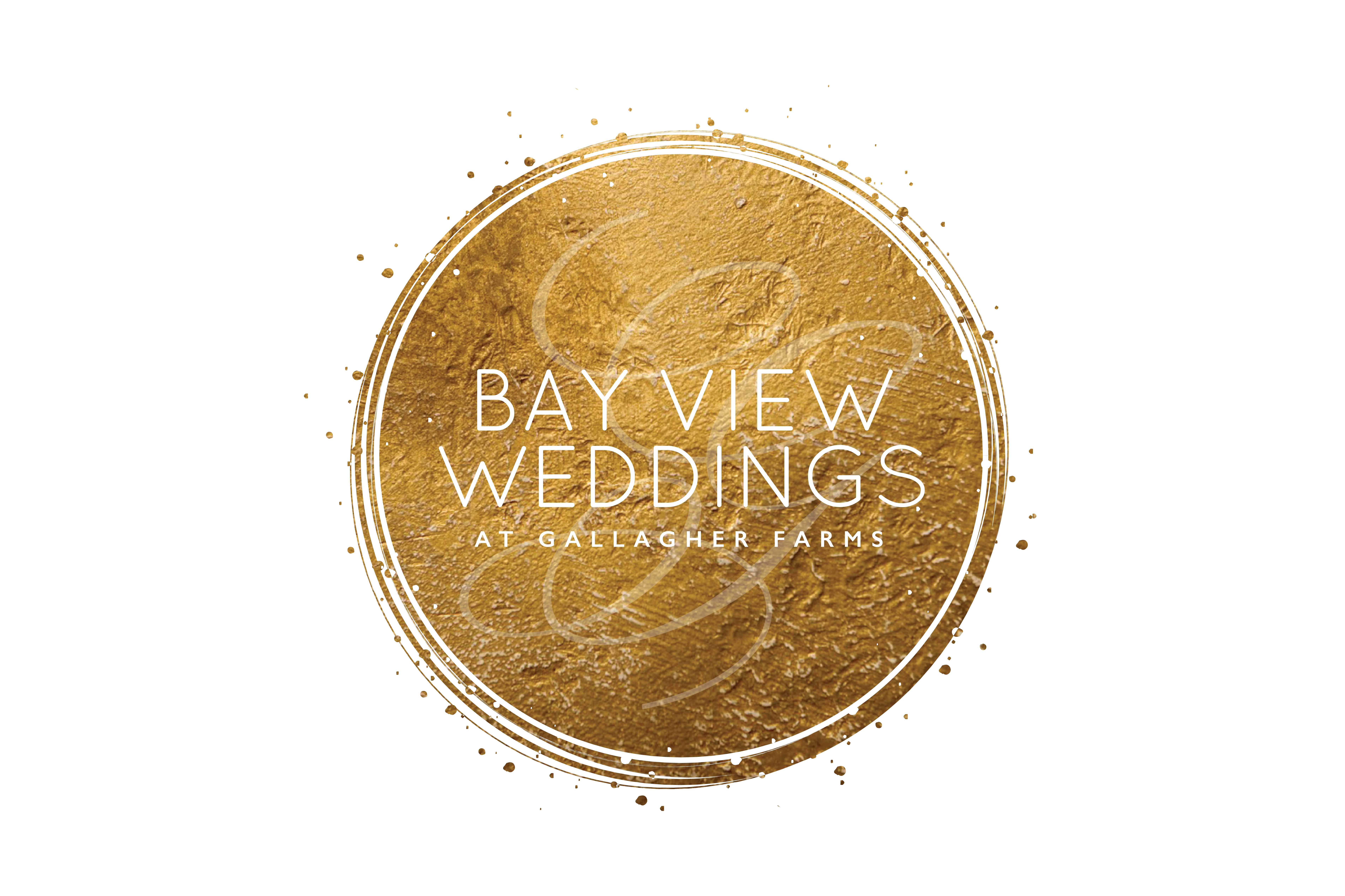 Bay View Weddings at Gallagher Farms Logo