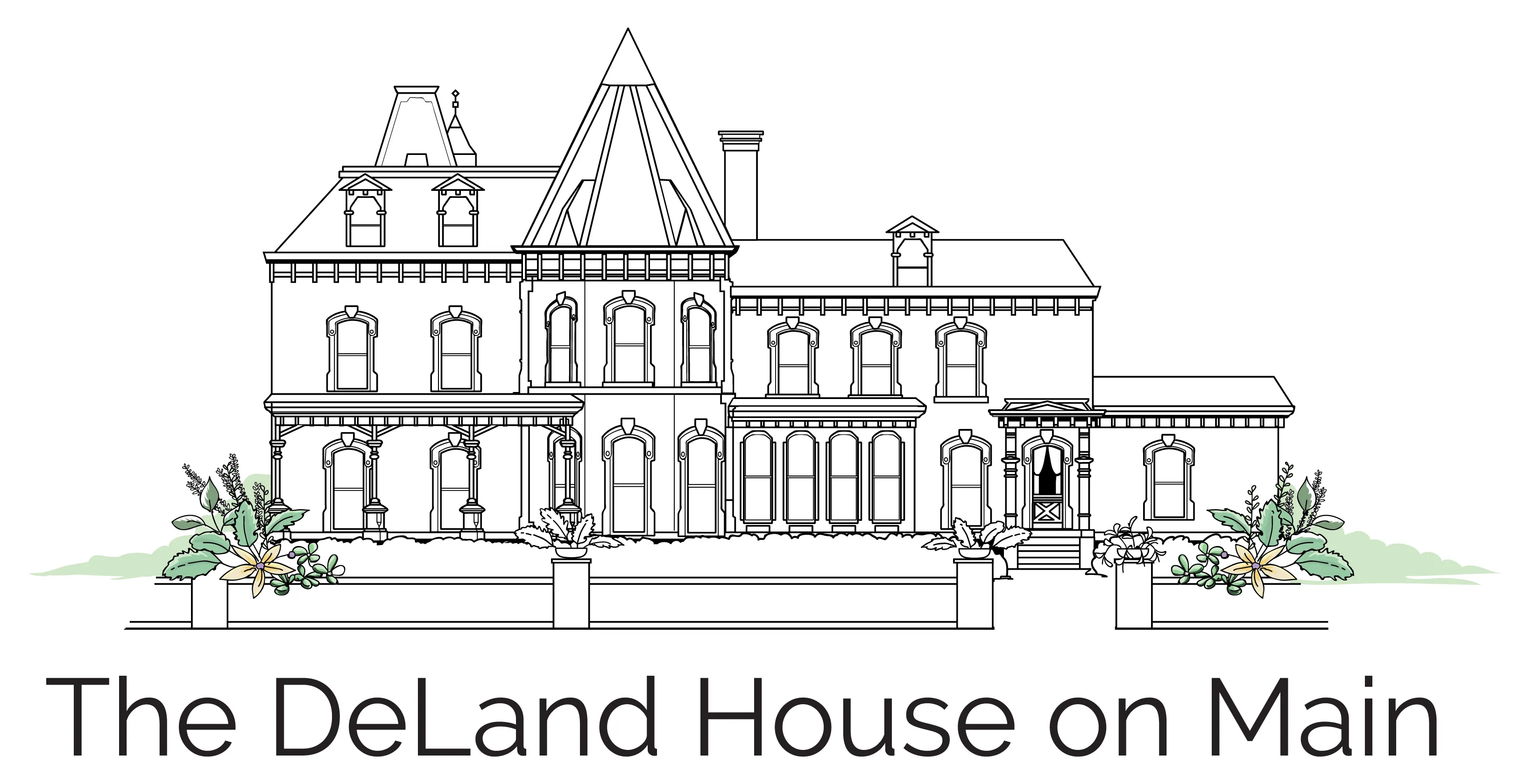 The DeLand House on Main Logo