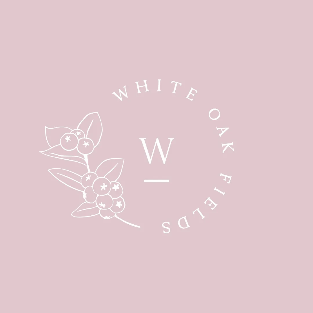 White Oak Fields Blueberry Farm and Events Logo