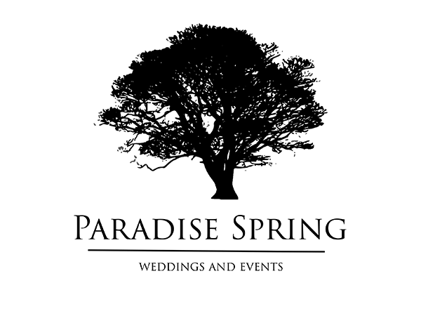 Paradise Spring Wedding Logo