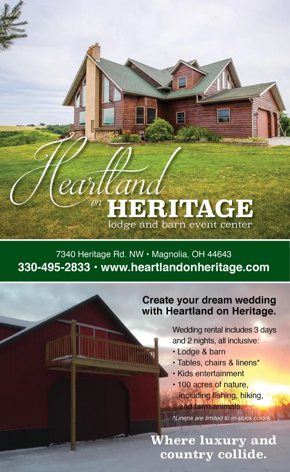 Heartland on Heritage Logo
