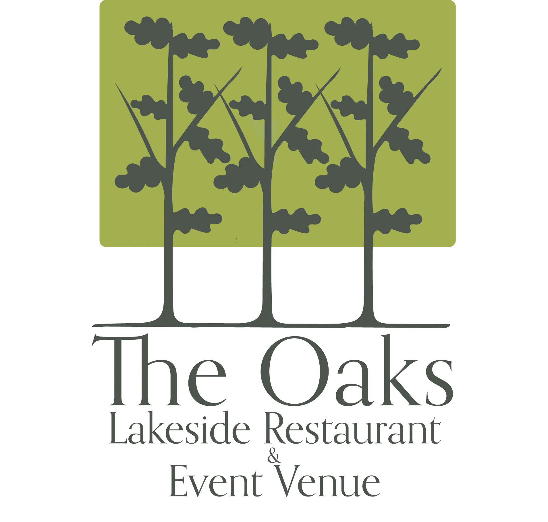 The Oaks Lakeside Restaurant and Event Center Logo
