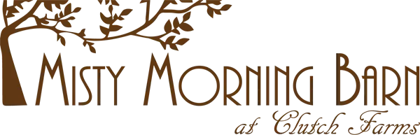 Misty Morning Barn @ Clutch Farms Logo