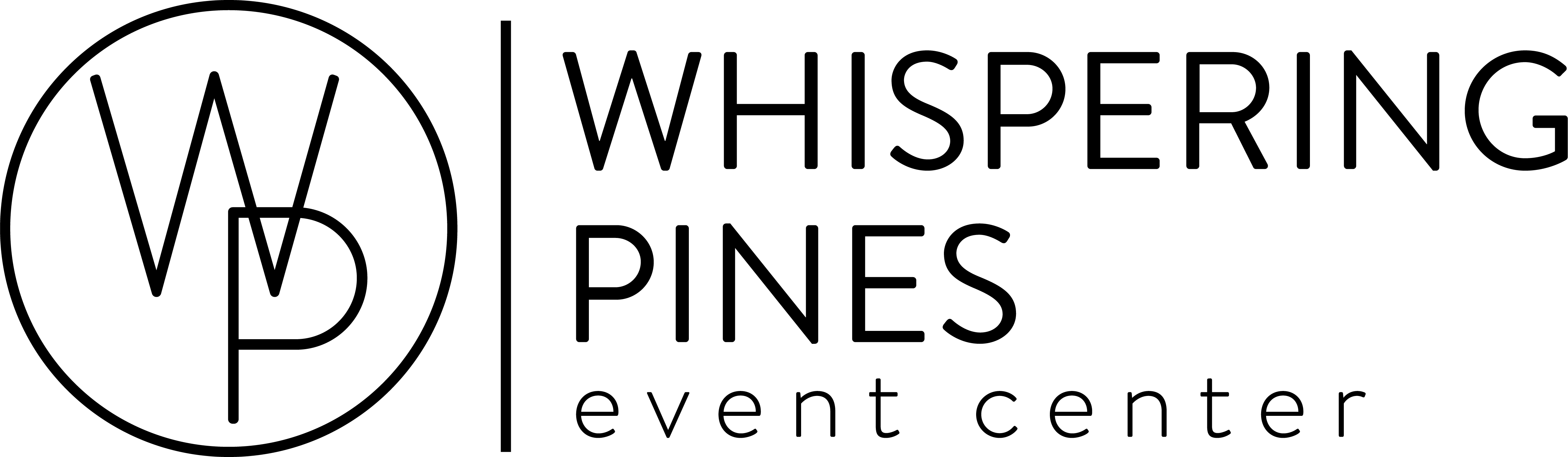Whispering Pines Event Center Logo