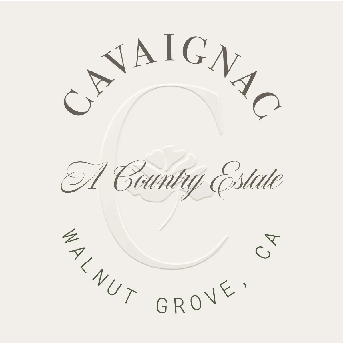 Cavaignac, A Country Estate Logo