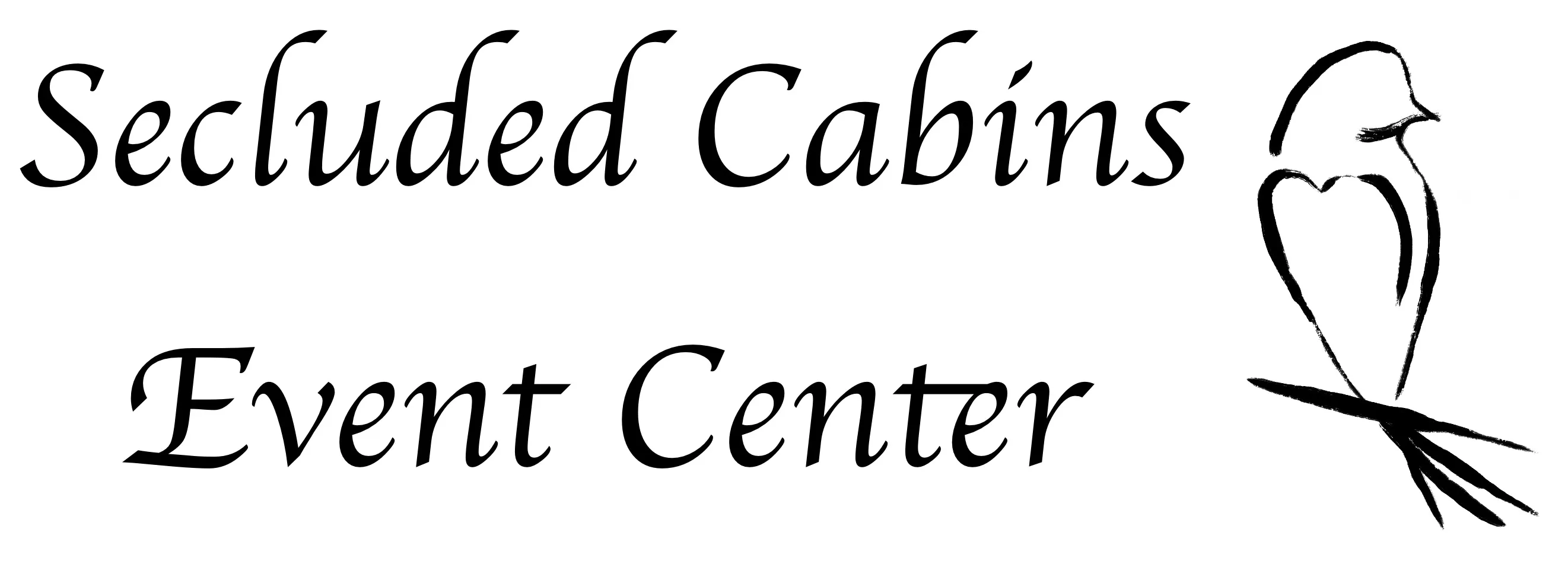 Secluded Cabins Event Center Logo