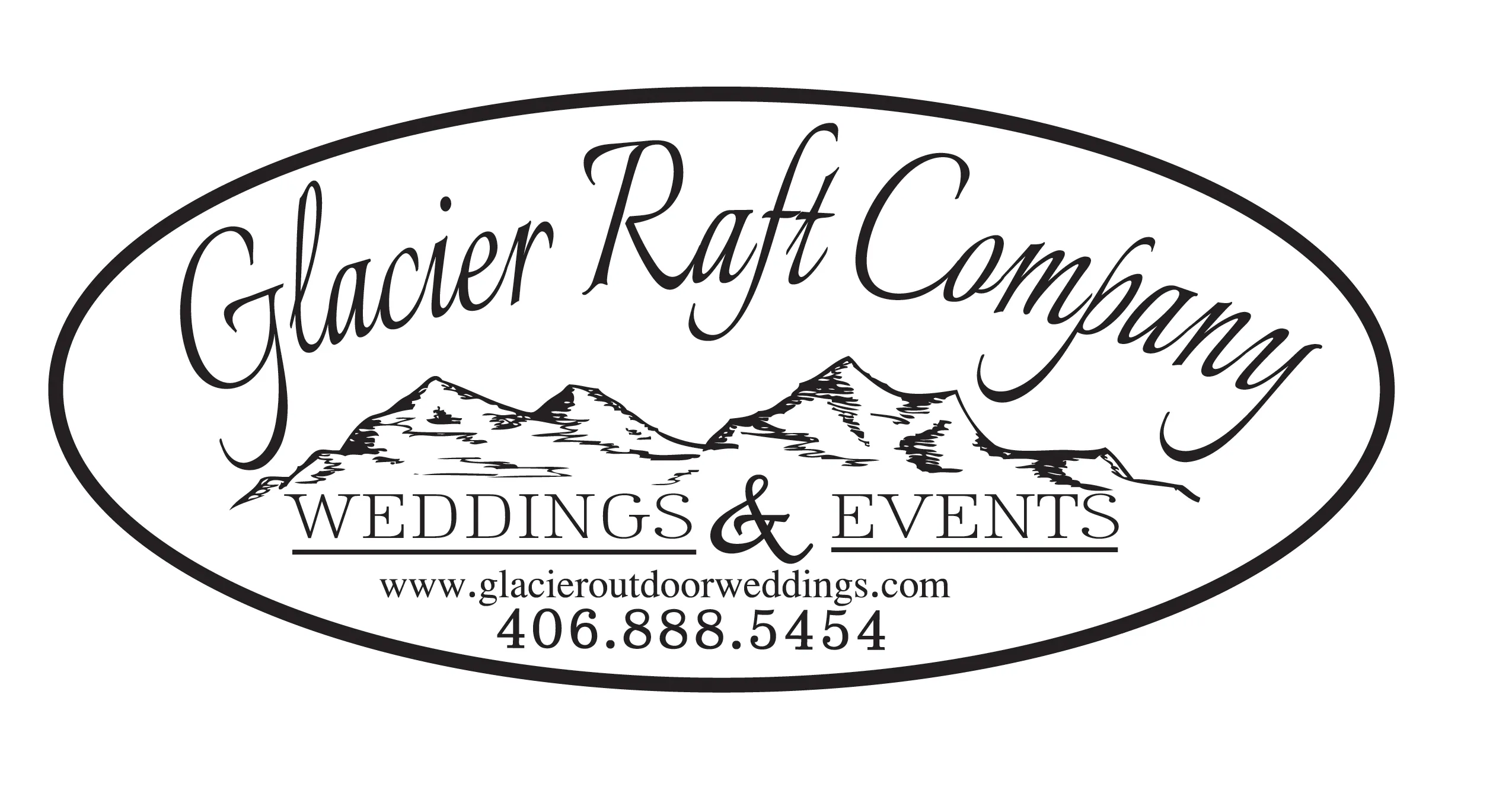 Glacier Raft Company Weddings & Events Logo